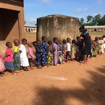 I bambini dell'asilo di Domè in Benin
