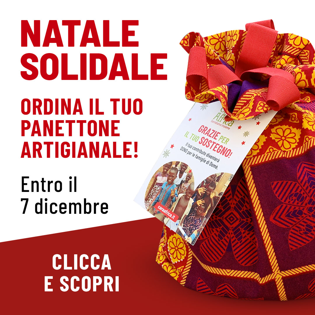 CLicca e scopri come ordinare il panettone solidale di Cara Africa entro il 7 dicembre